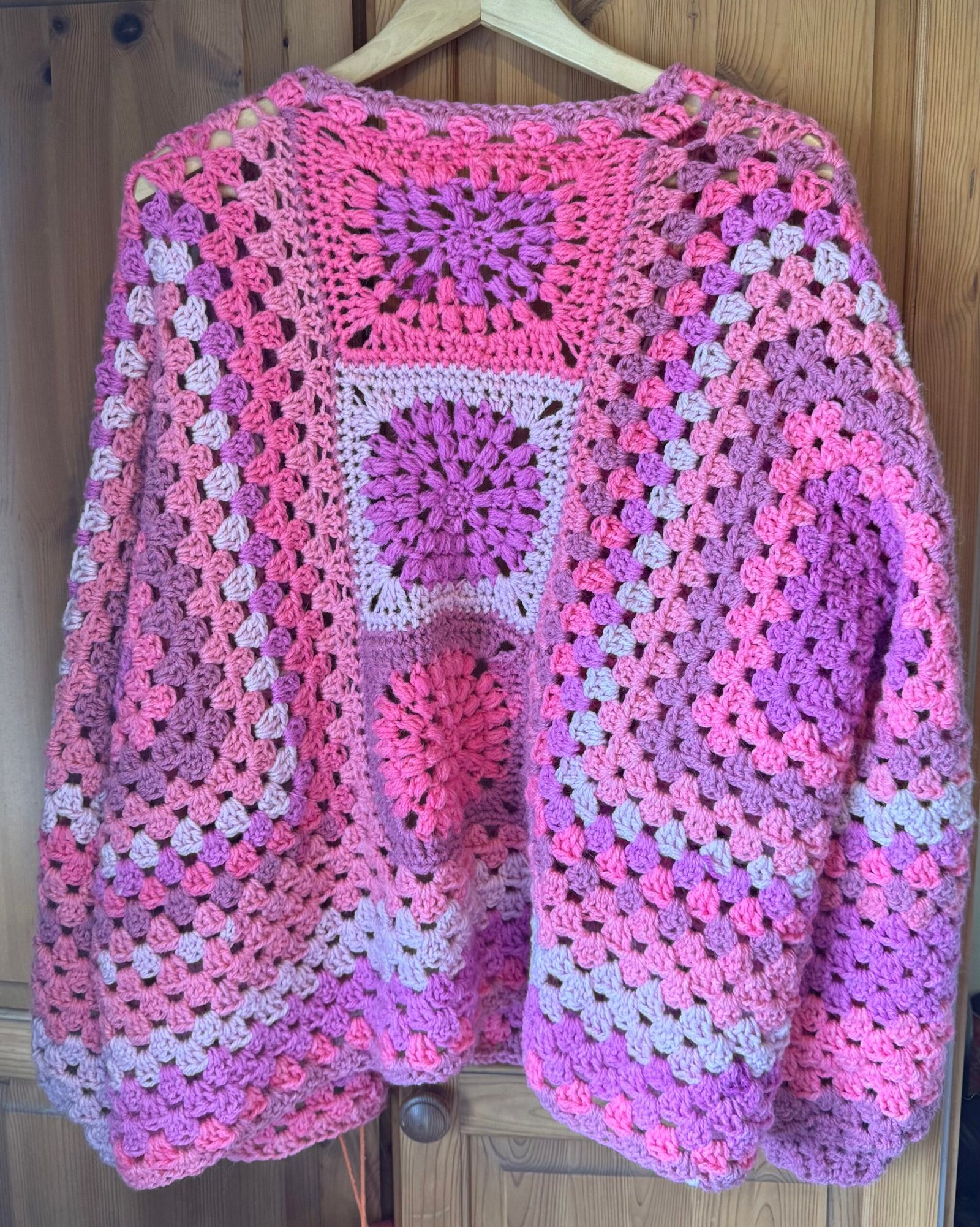 Pink Ombre Hexi Cardigan - Image 2