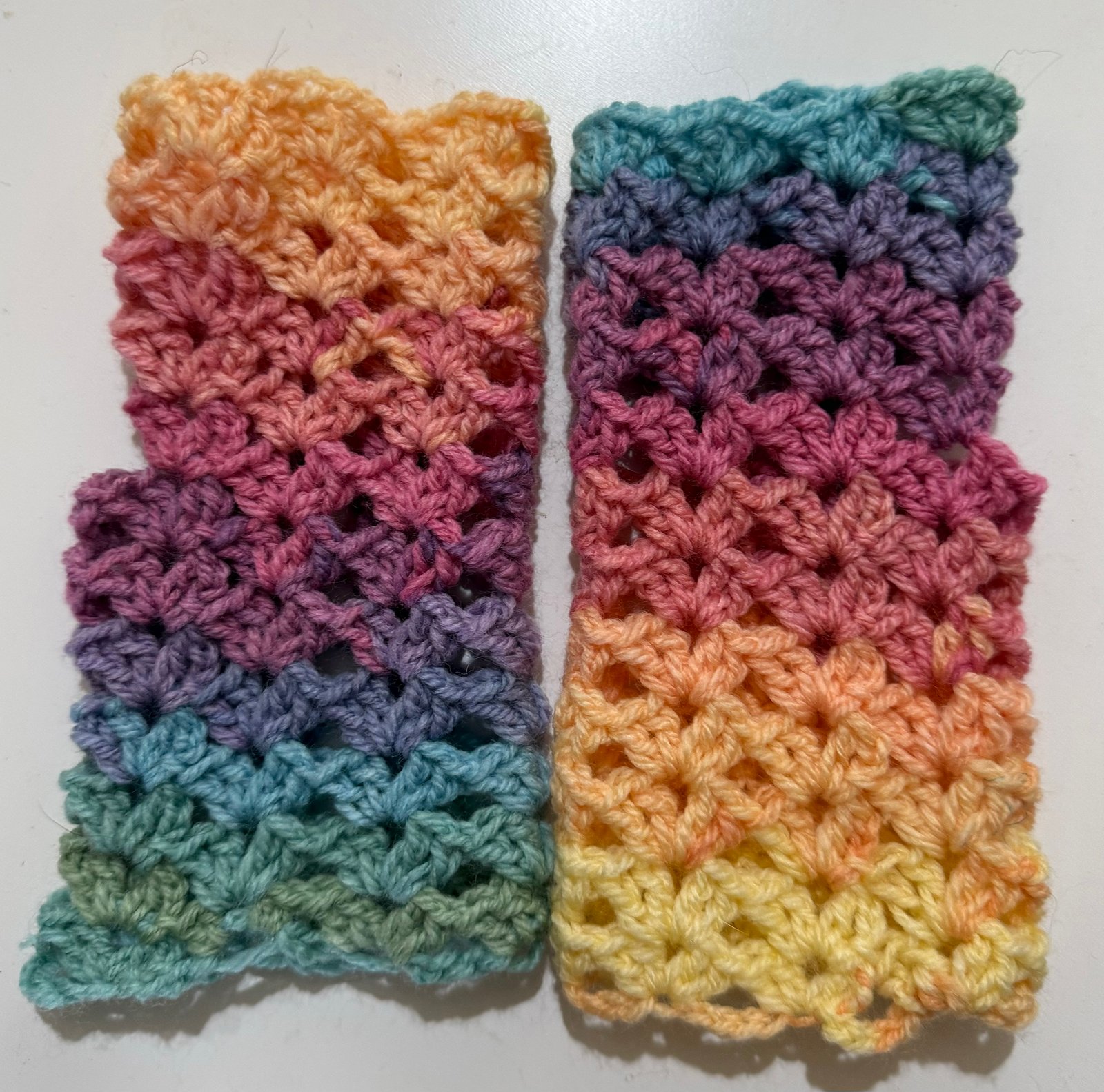 Fairy Wings Shawl with matching mitts - Image 4