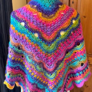 Virus Meets Granny Shawl
