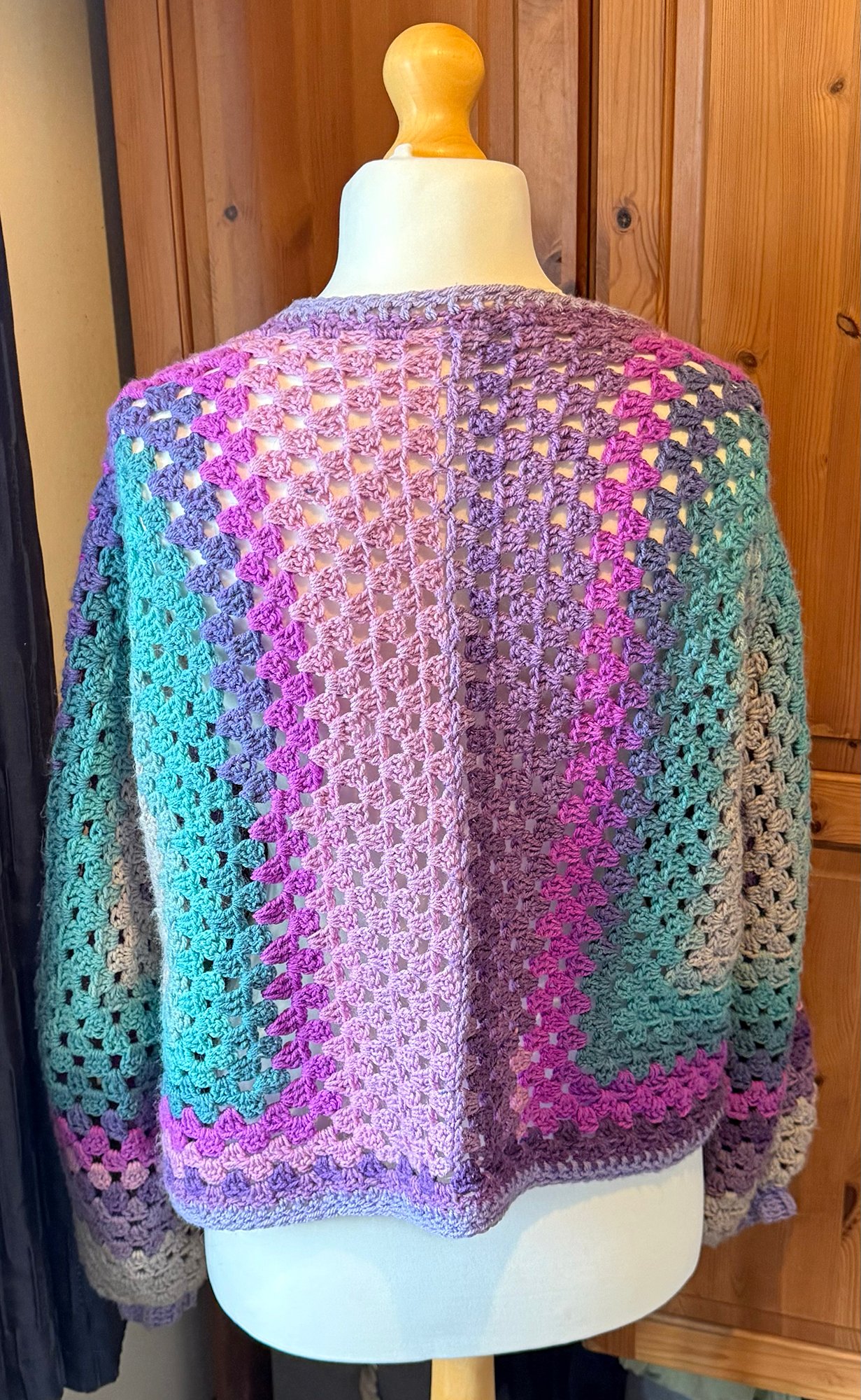 Purple Hexi Cardigan - Image 2